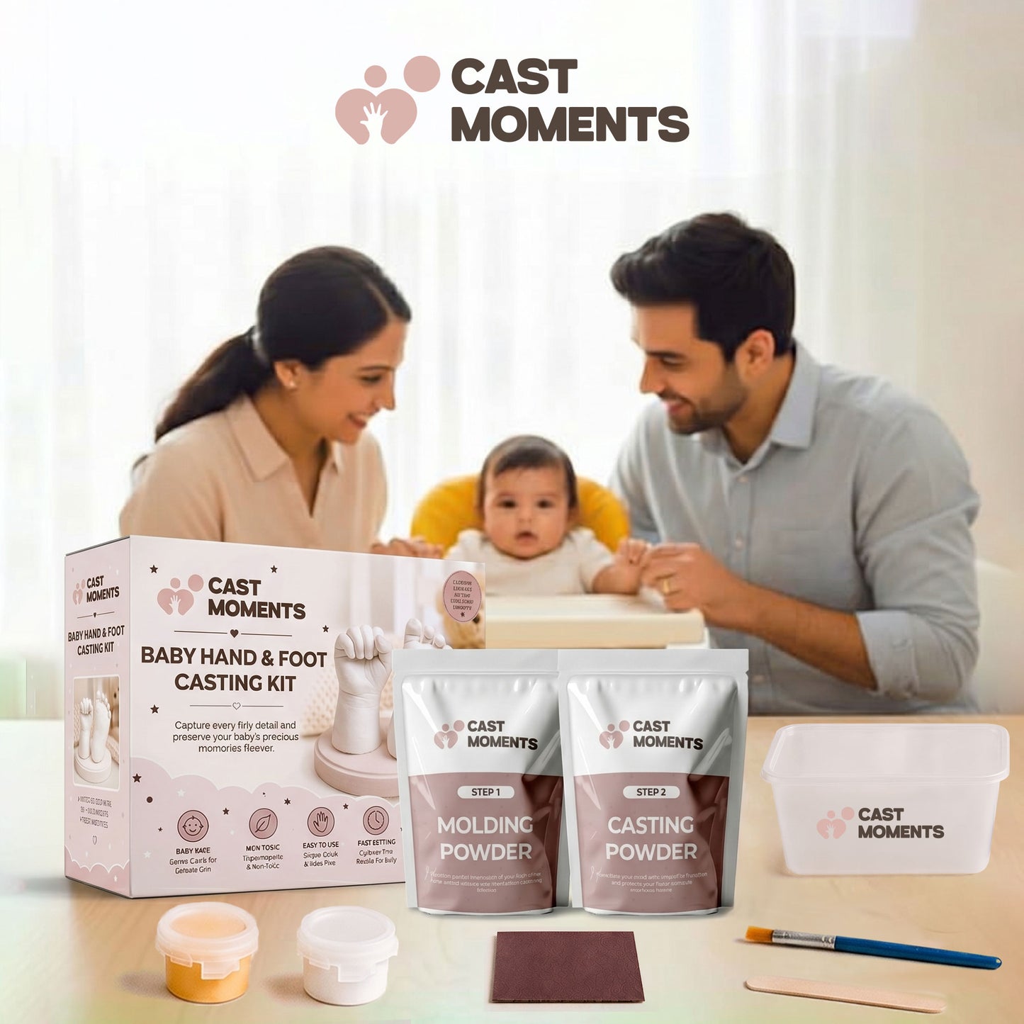 Cast Moments Baby Hand & Foot Casting Kit™️