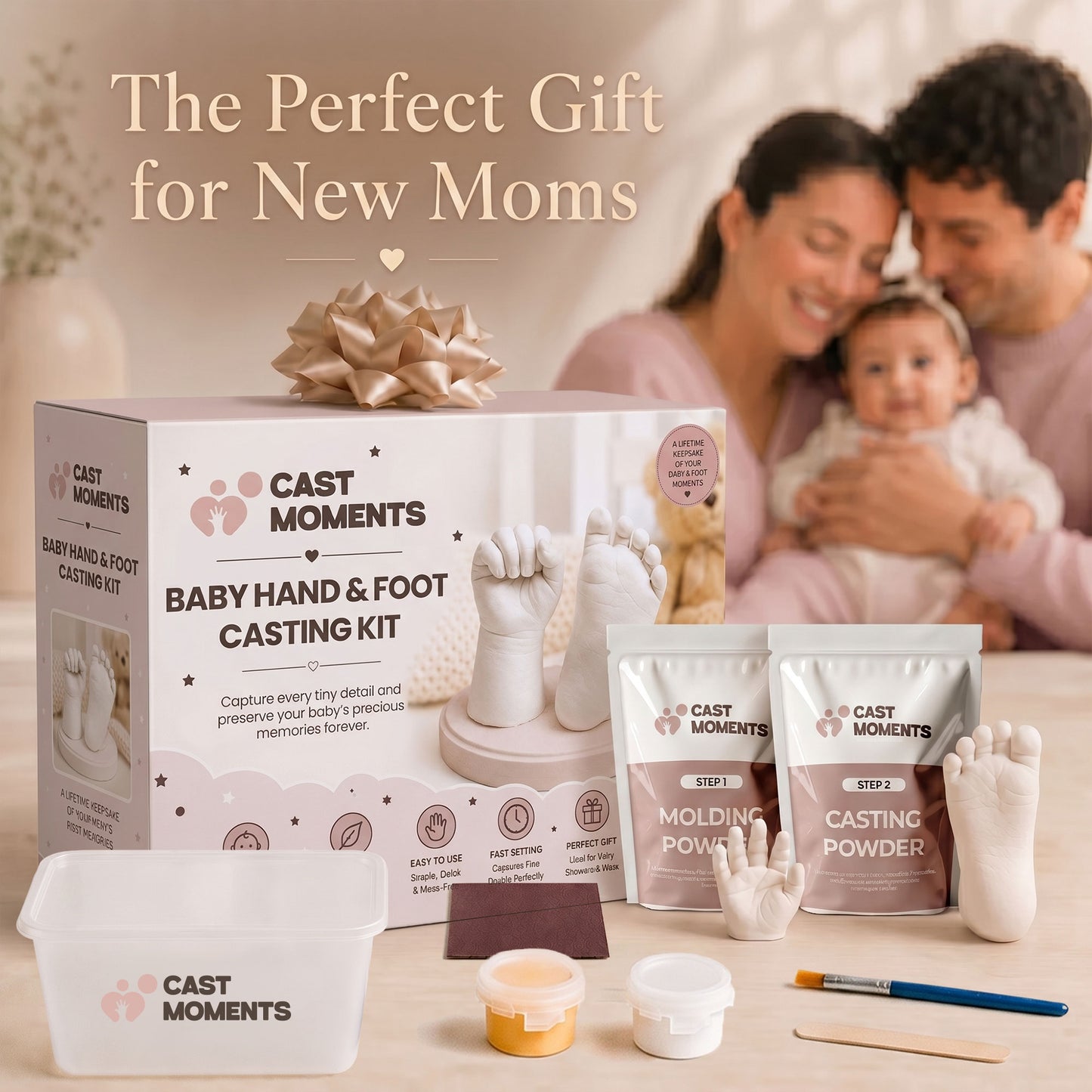 Cast Moments Baby Hand & Foot Casting Kit™️