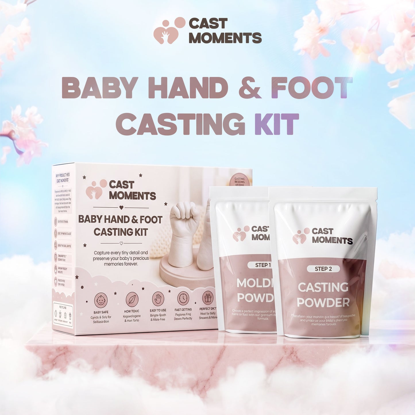 Cast Moments Baby Hand & Foot Casting Kit™️