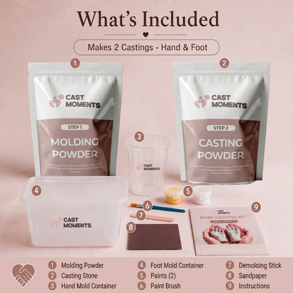 Cast Moments Baby Hand & Foot Casting Kit™️